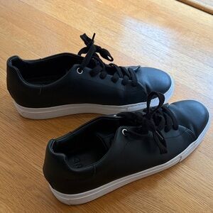 Greats Brooklyn Black Leather Sneakers